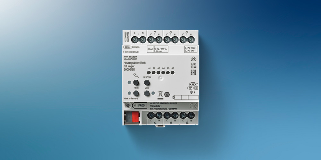 KNX Heizungsaktor 6-fach bei EGS - Elektro Gunter Steinhäuser in Wormstedt