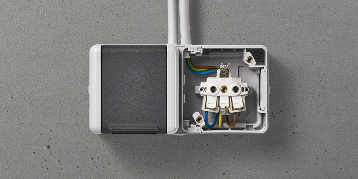 Doppelsteckdose mit Trennsteg bei EGS - Elektro Gunter Steinhäuser in Wormstedt